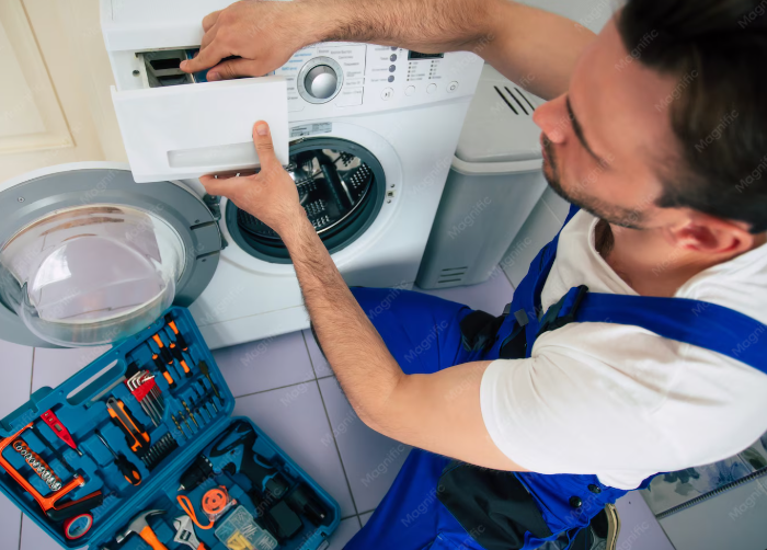 HomeTech Fix technician at work